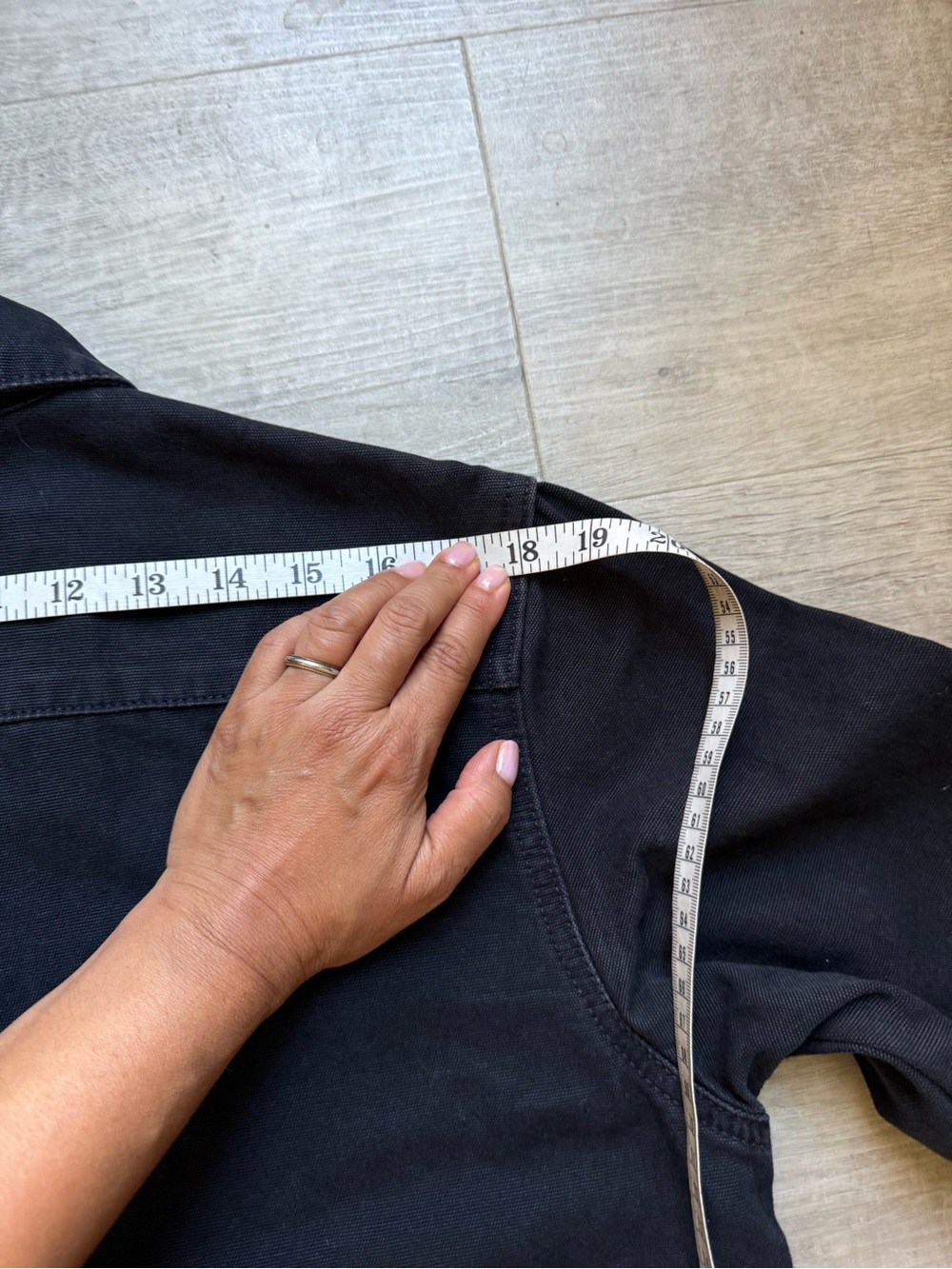 Saint James L’Atelier Full Zip 100% Cotton Canvas Black Jacket Size S - Picture 11 of 13